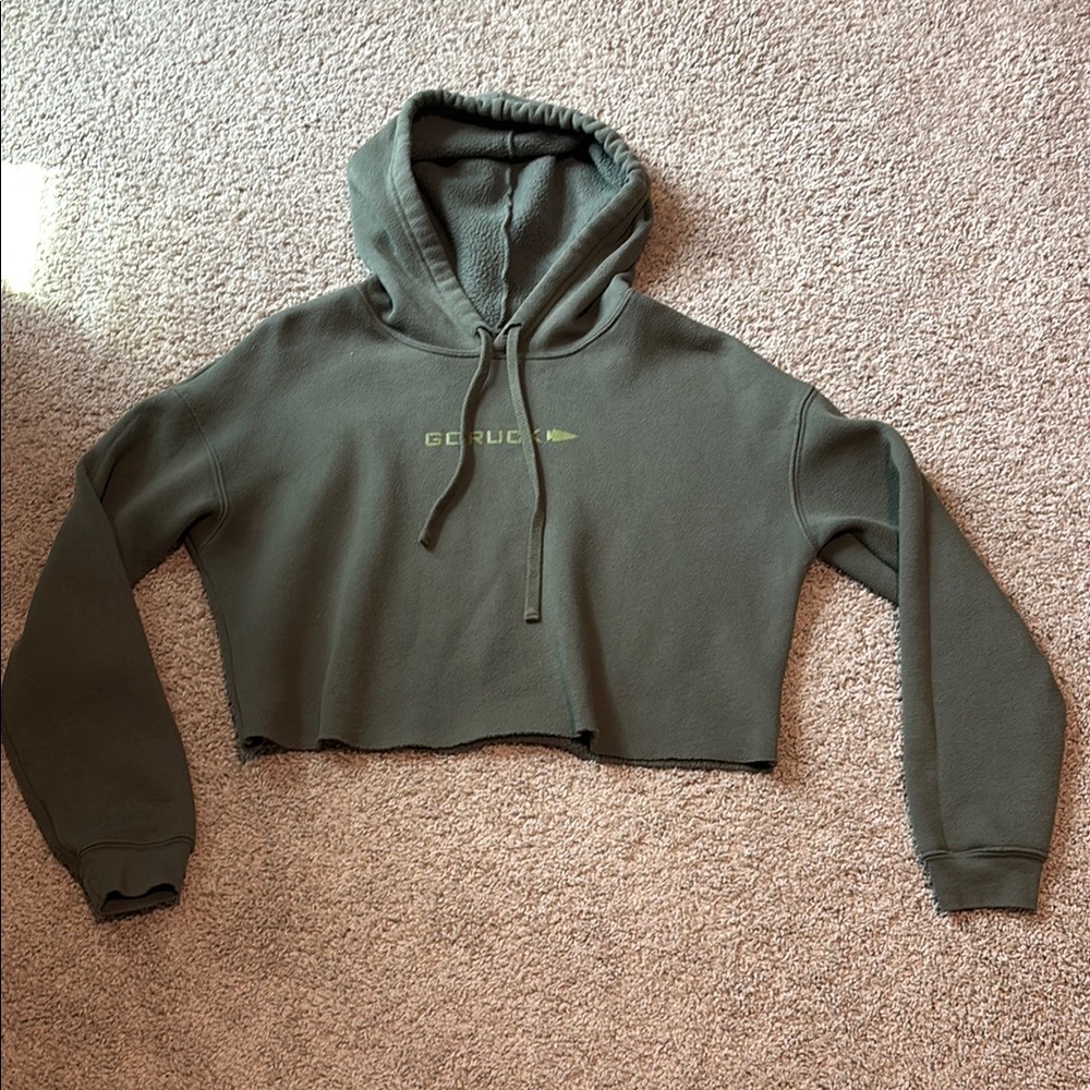 GORUCK Green Cropped Hoodie